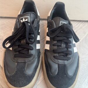 adidas Black and White Low-Top Athletic Sneakers
